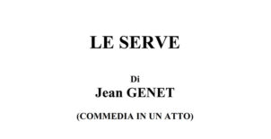 Jean GENET – LE SERVE