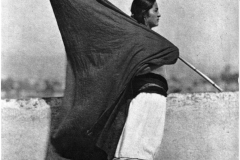 Donna con bandiera, 1928